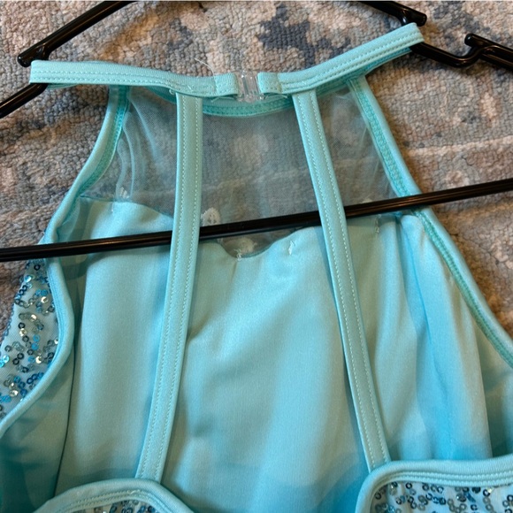 COPY - Curtain Call CXL light blue dance costume WORN ONCE - Picture 6 of 10